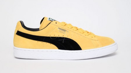 puma suede classic jaune