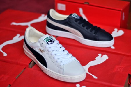 puma suede blanche cuir