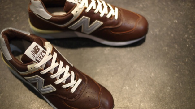 new balance 576 cuir marron