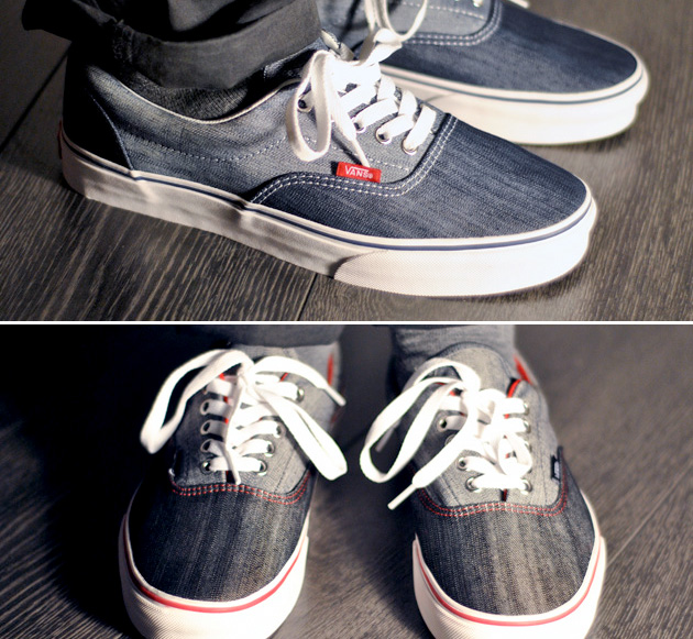 vans en jean