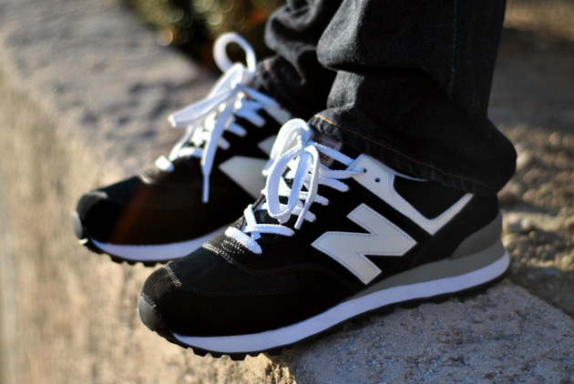 new balance ml574 noir et blanc