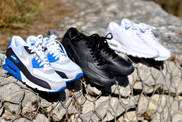 Nike Air Max 90 Blanche Et Bleu Nike Air Max 90 Blanche Et Bleu