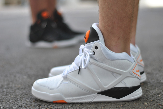 reebok pump blanc