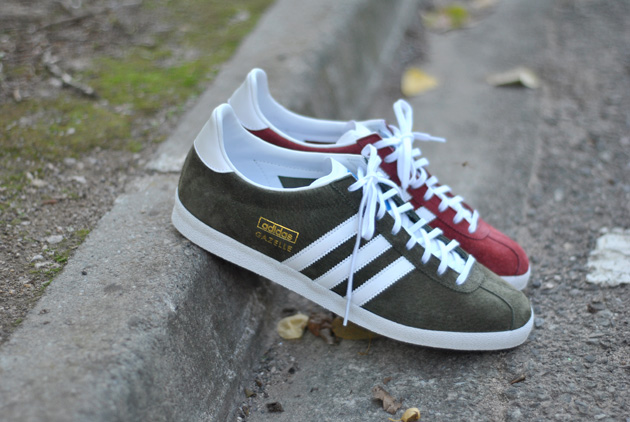 adidas gazelle vert kaki
