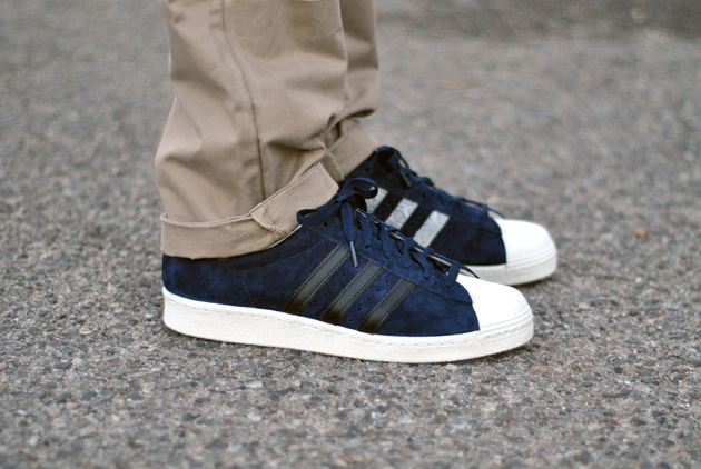 Beauty amp Youth x adidas Originals Superstar 80s White Navy cheap