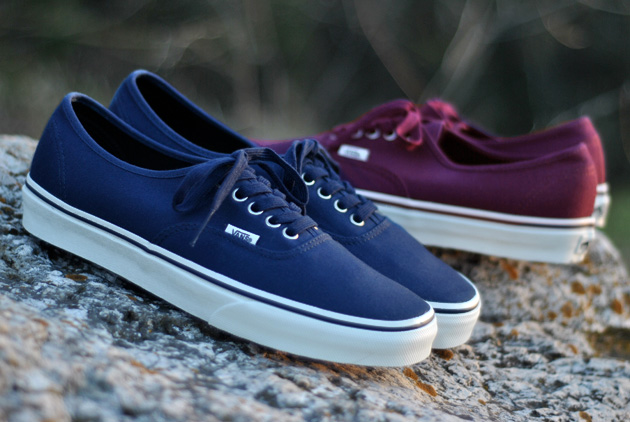 vans bleu foncé