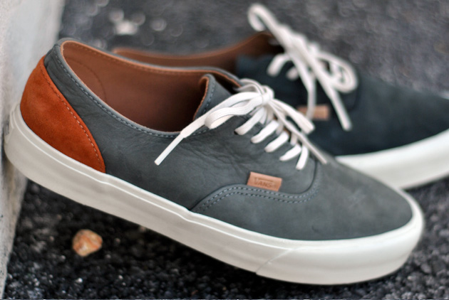 vans era cuir noir