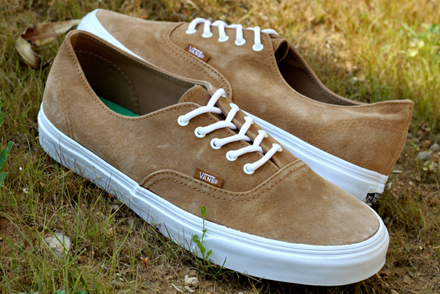 vans daim marron
