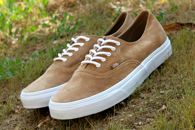 vans authentic en daim