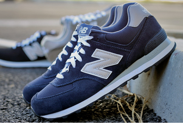 new balance 574 bleu gris