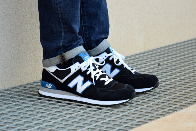 new balance ml574 noir et rouge