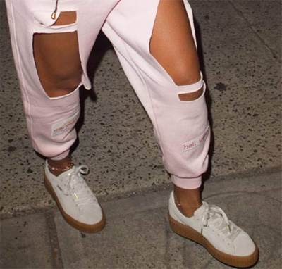Puma Rihanna Rose Et Noir Puma Rihanna Rose Et Noir