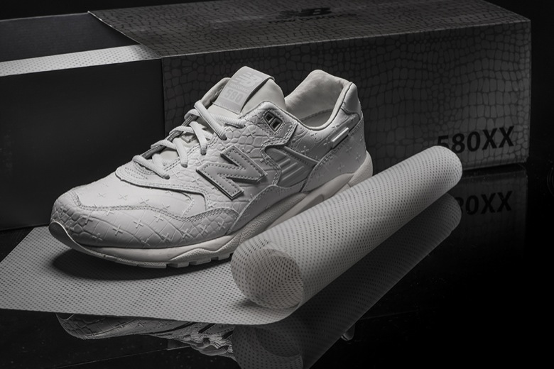 new balance 580 blanche homme