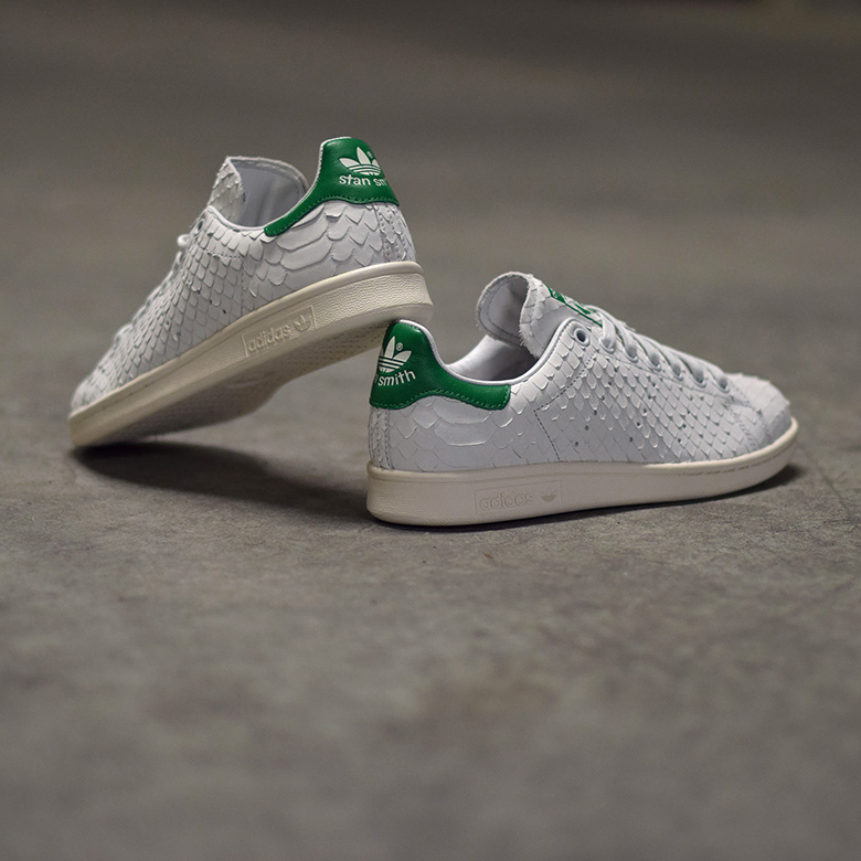 adidas Stan Smith Premium Snake Sneakers