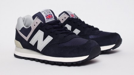 new balance 574 blanche et bleu marine