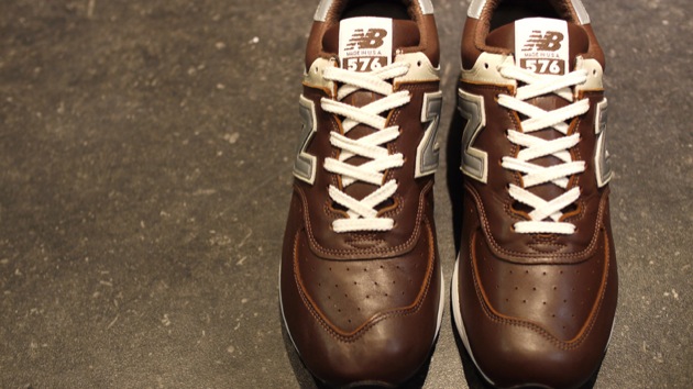 new balance marron cuir