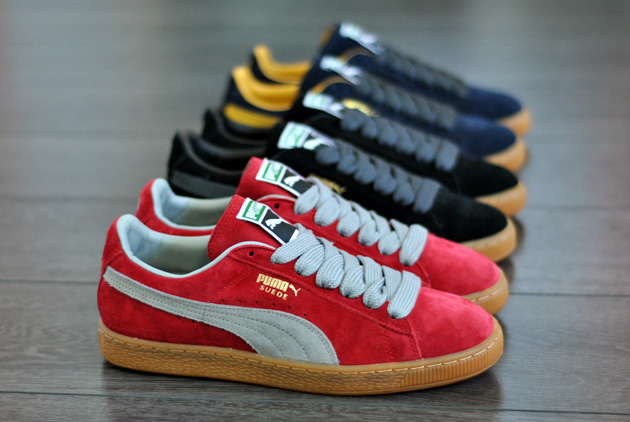 puma suede bleu jaune puma suede bleu jaune