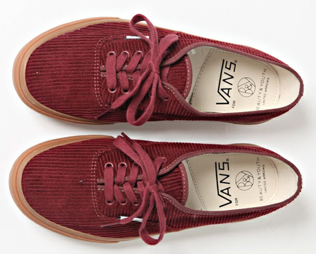 vans velour bordeaux