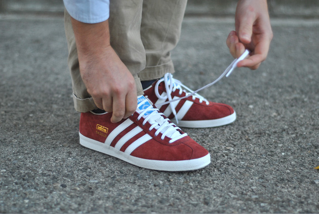 adidas gazelle og rouge