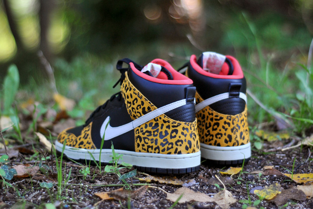 nike dunk high leopard