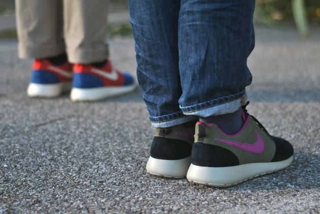 roshe run leather