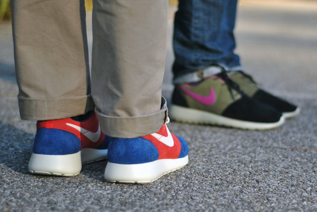 roshe run leather