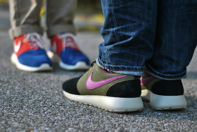 roshe run leather