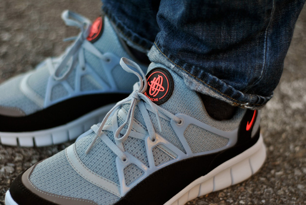 Nike Free Huarache Light Gris Noir Nike Free Huarache Light Gris Noir