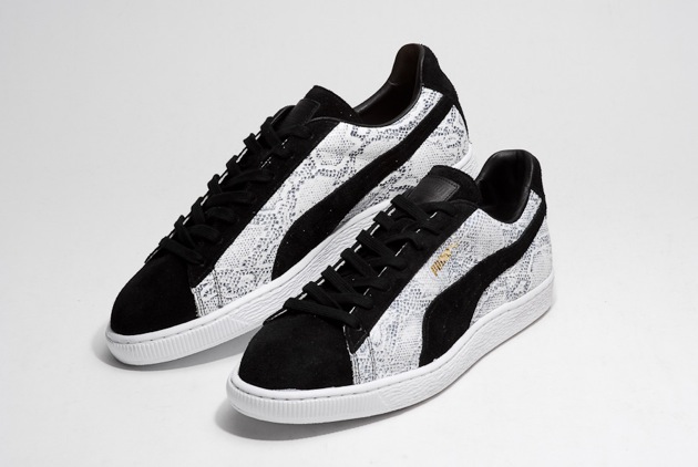 puma suede blanche python puma suede blanche python