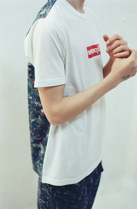 Cdg X Supreme T Shirt SUPREME X CDG Split Logo Box Tee Black S