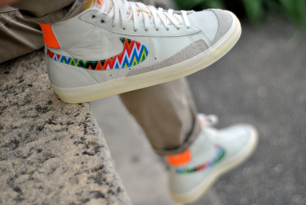 nike blazer zig zag stitch