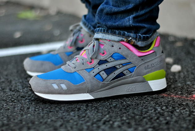 asics rose et gris