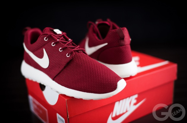 roshe run bordeaux homme