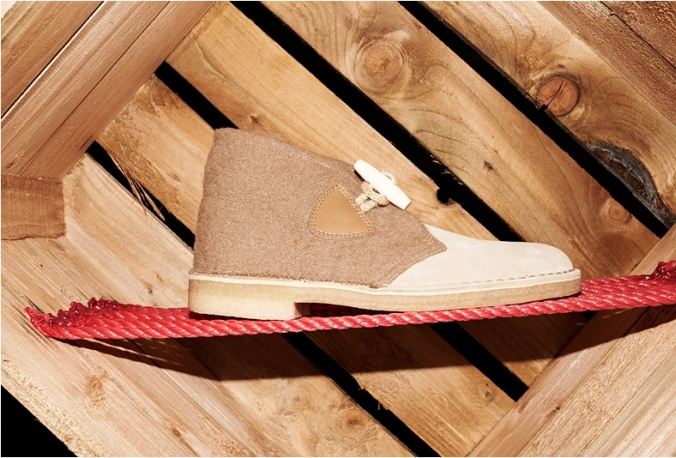 Clarks Desert Boots par Gloverall - Automne 2013 - Sneakers.fr