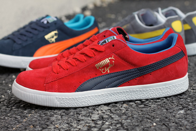puma clyde rouge puma clyde rouge