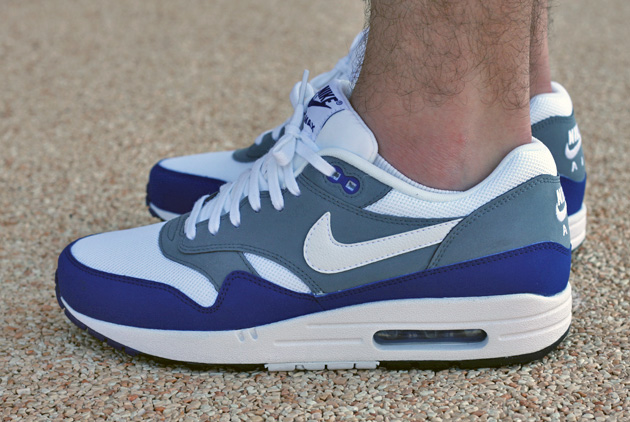 Nike Air Max 1 Gris Bleu – Disponible | Sneakers nike-air-max-1-gris-bleu-3
