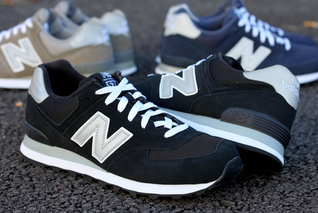 new balance 574 noir et blanche