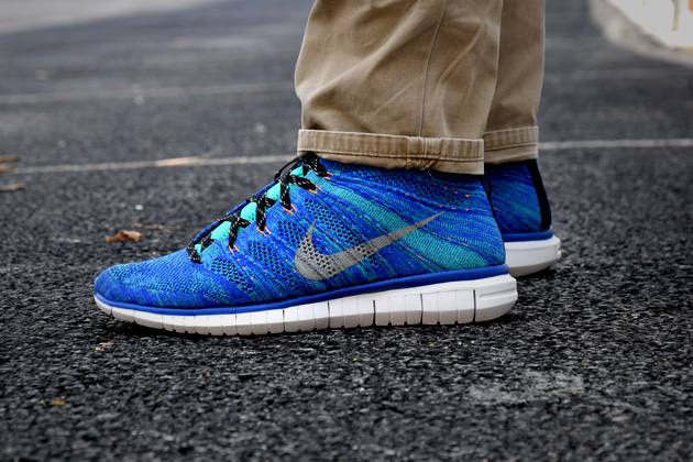 nike free flyknit bleu nike free flyknit bleu