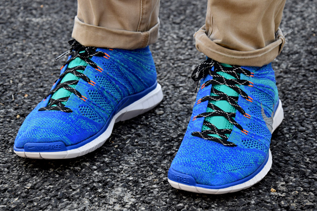 nike free flyknit chukka bleu nike free flyknit chukka bleu