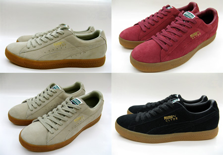 puma clyde gum