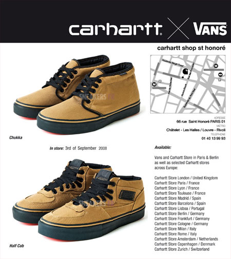 Vans x Carhartt