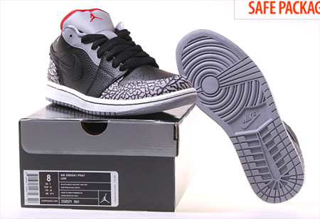 Air Jordan I low phat cement print