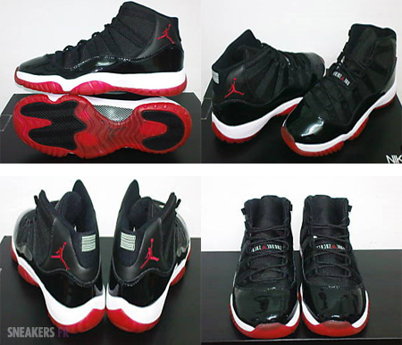 Jordan XI Black/Varsity Red