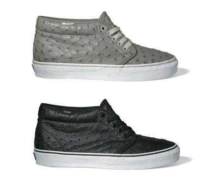 Chukka cuir autruche