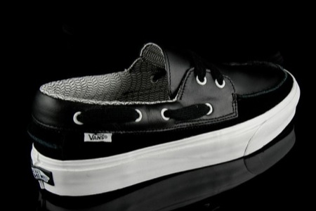 vans zapato del barco noir