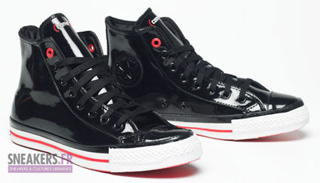 converse noire vernis