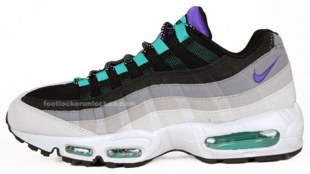 Nike Air Max 95 Grey/Purple/Charcoal 