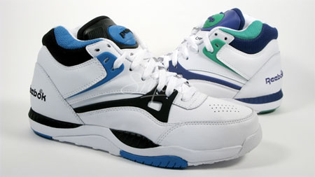 reebok pump bleu