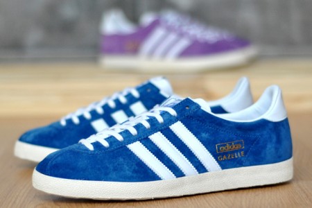 gazelle adidas bleu