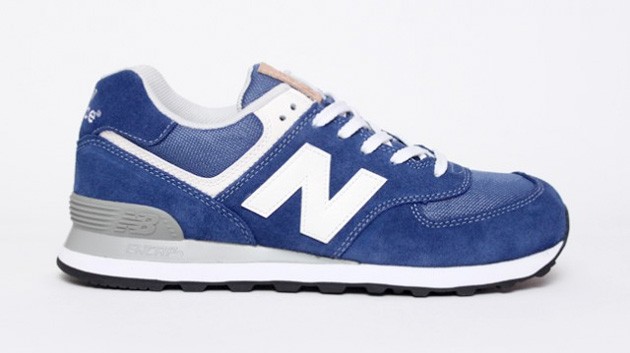 New Balance 574 Leather Patch Pack Sneakers
